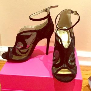 Brand new!! Sexy sheer cut out peep toe pump!